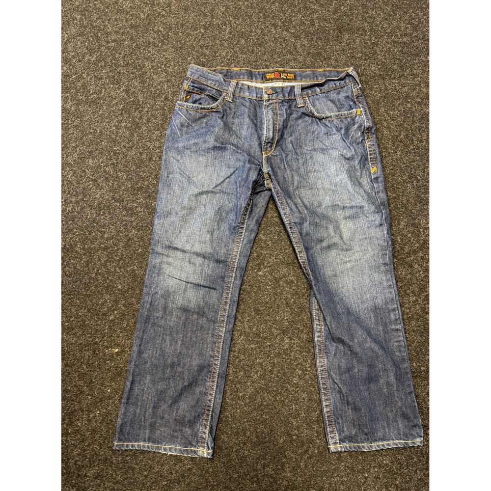 Ariat Work FR M4 Low Rise Boot Cut Jeans Mens 38x30 Flame Resistant HRC2 Denim